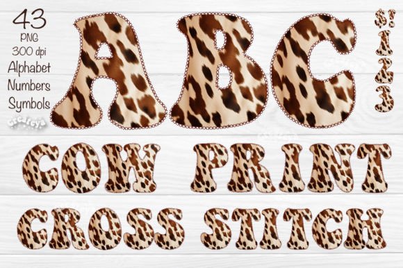 Cow Alphabet PNG Review for Etsy Embroidery Sellers
