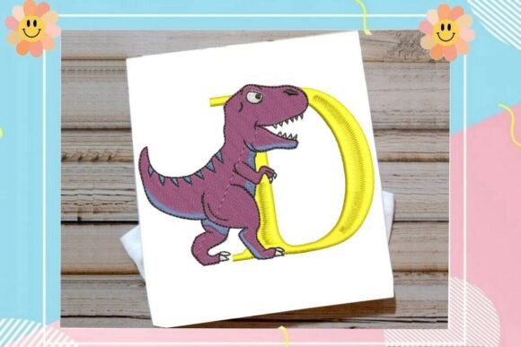 Dinosaur Monogram Letter D: A Playful Gift Choice