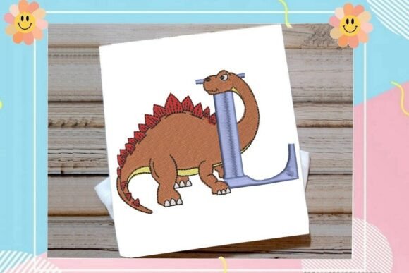 Dinosaur Monogram Letter L: A Designer's Review