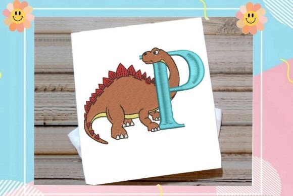 Dinosaur Monogram Letter P: A Designer's Review