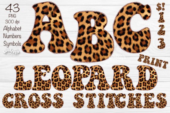 Leopard Alphabet PNG: Bold Style for Boutique Apparel