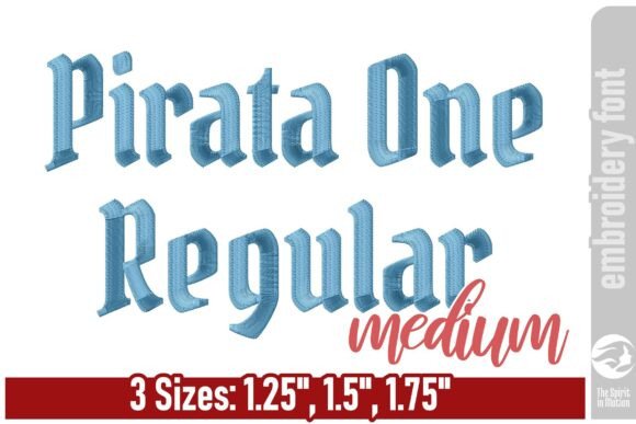 Pirata One Blackletter Font: Bold Gothic Flair for Craft Fairs