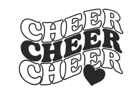 Retro Stacked Cheer with Heart: A Designer's Review