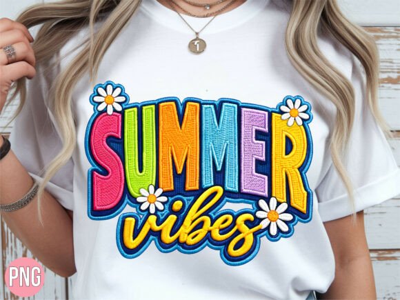 Review: Summer Vibes Daisy Embroidery Shirt PNG for Holiday Crafts