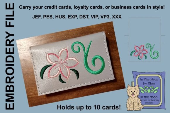 Review: Swirly Flower Credit Card Wallet Design