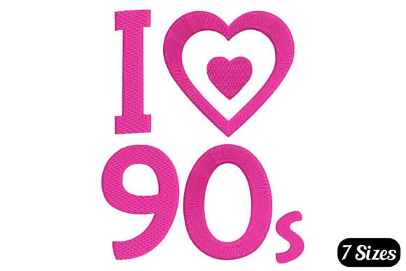Reviewing I Love 90s for Seasonal Embroidery Collections