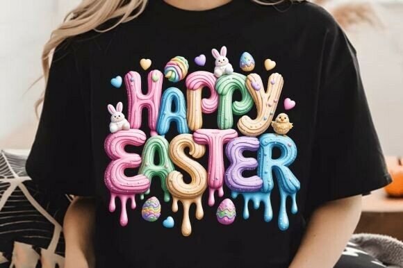 Reviewing the Happy Easter Faux Embroidery PNG